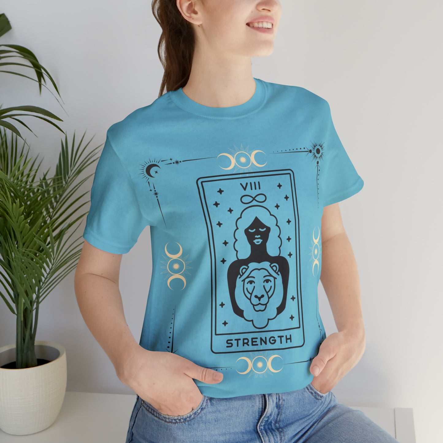 Strength Card Inspired Tarot Tee