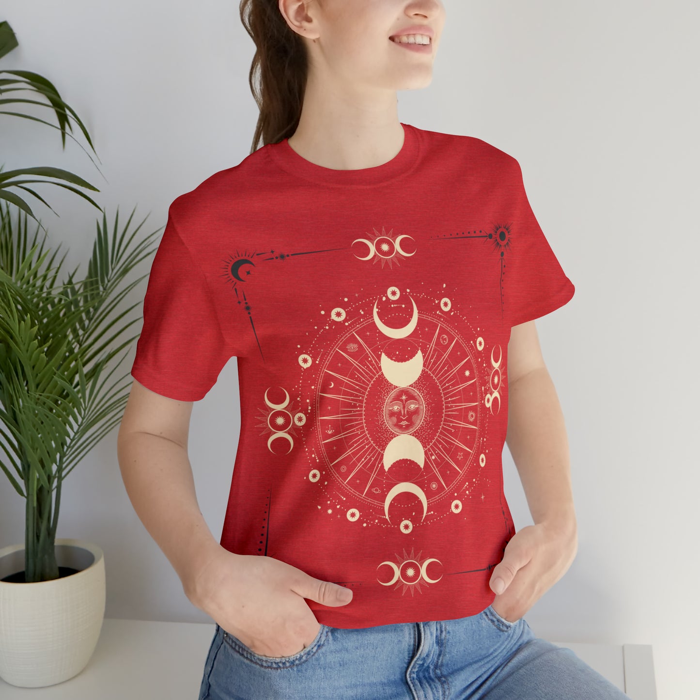 Cosmic moon phases t-shirt