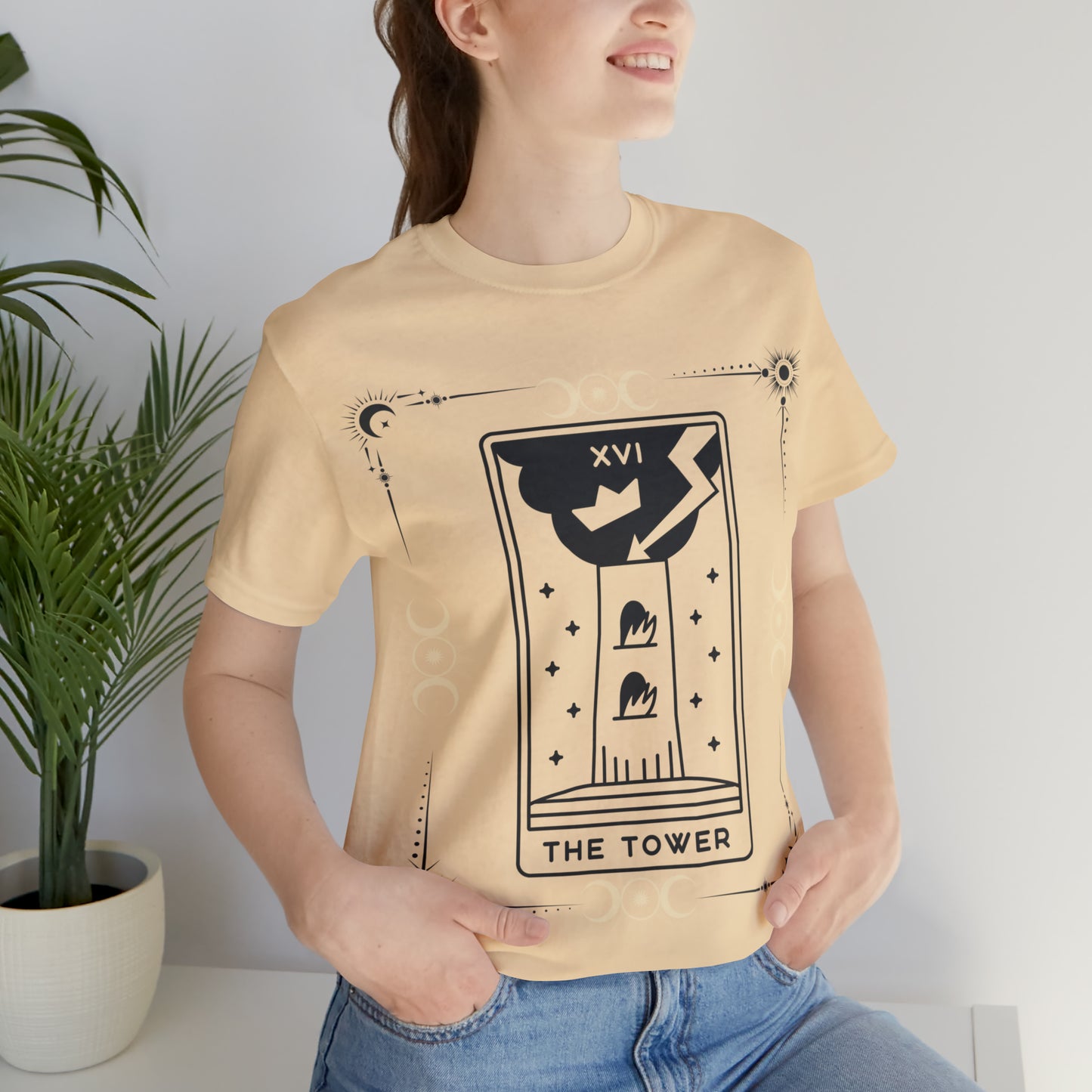 The Tower Card Tarot Inspired Tee