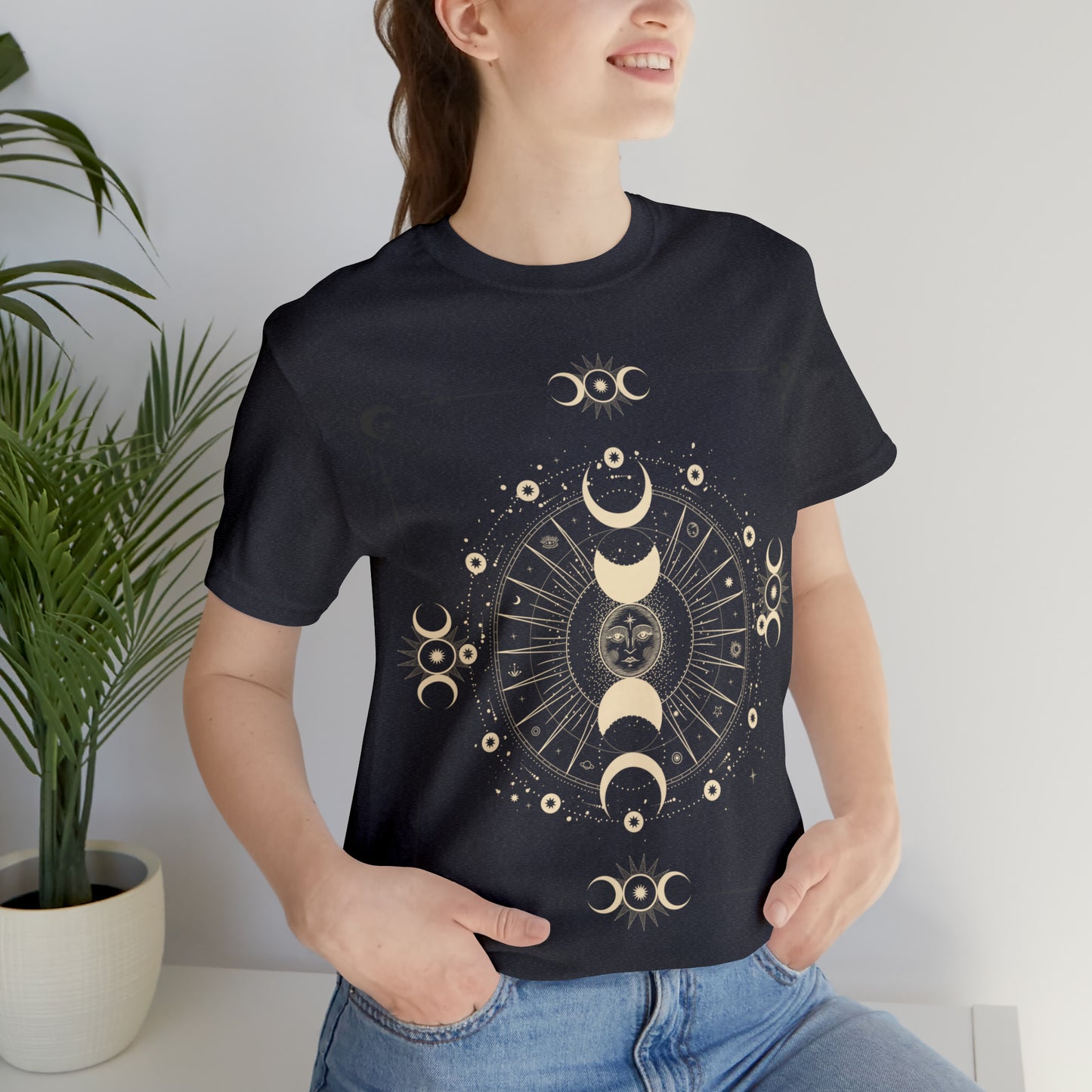 Cosmic moon phases t-shirt