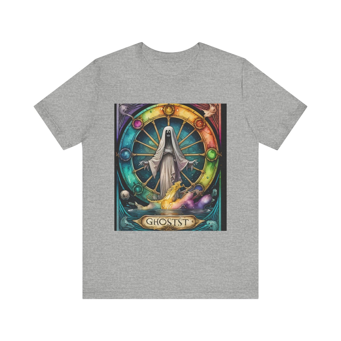 Wheel of Time Tarot Card Ghost Inspired tee