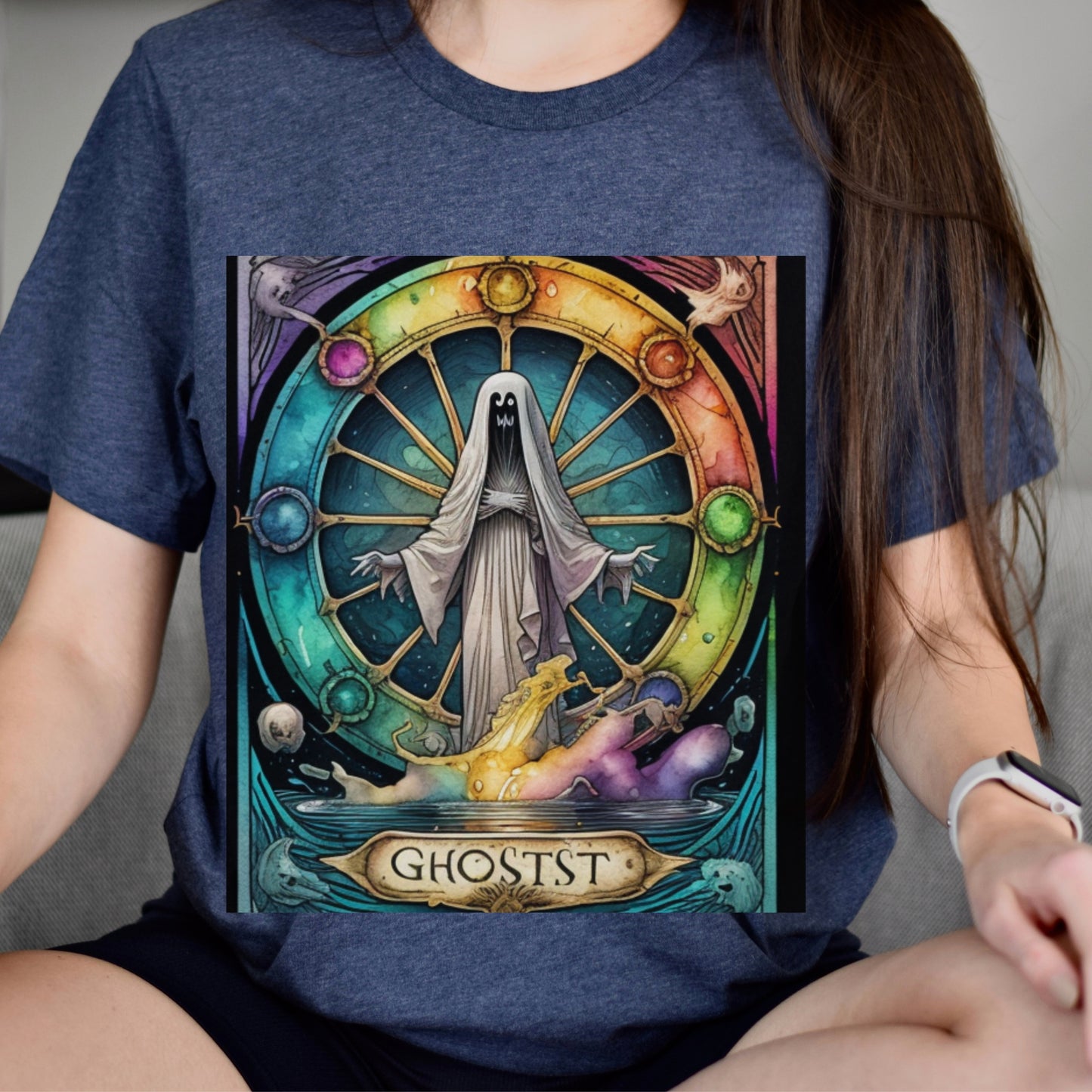 Halloween inspired Wheel of Fortune Tarot Tee