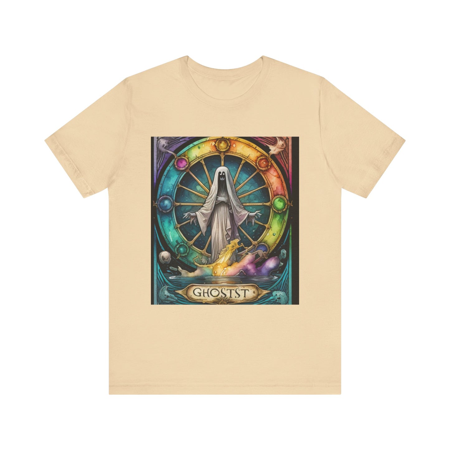 Wheel of Time Tarot Card Ghost Inspired tee