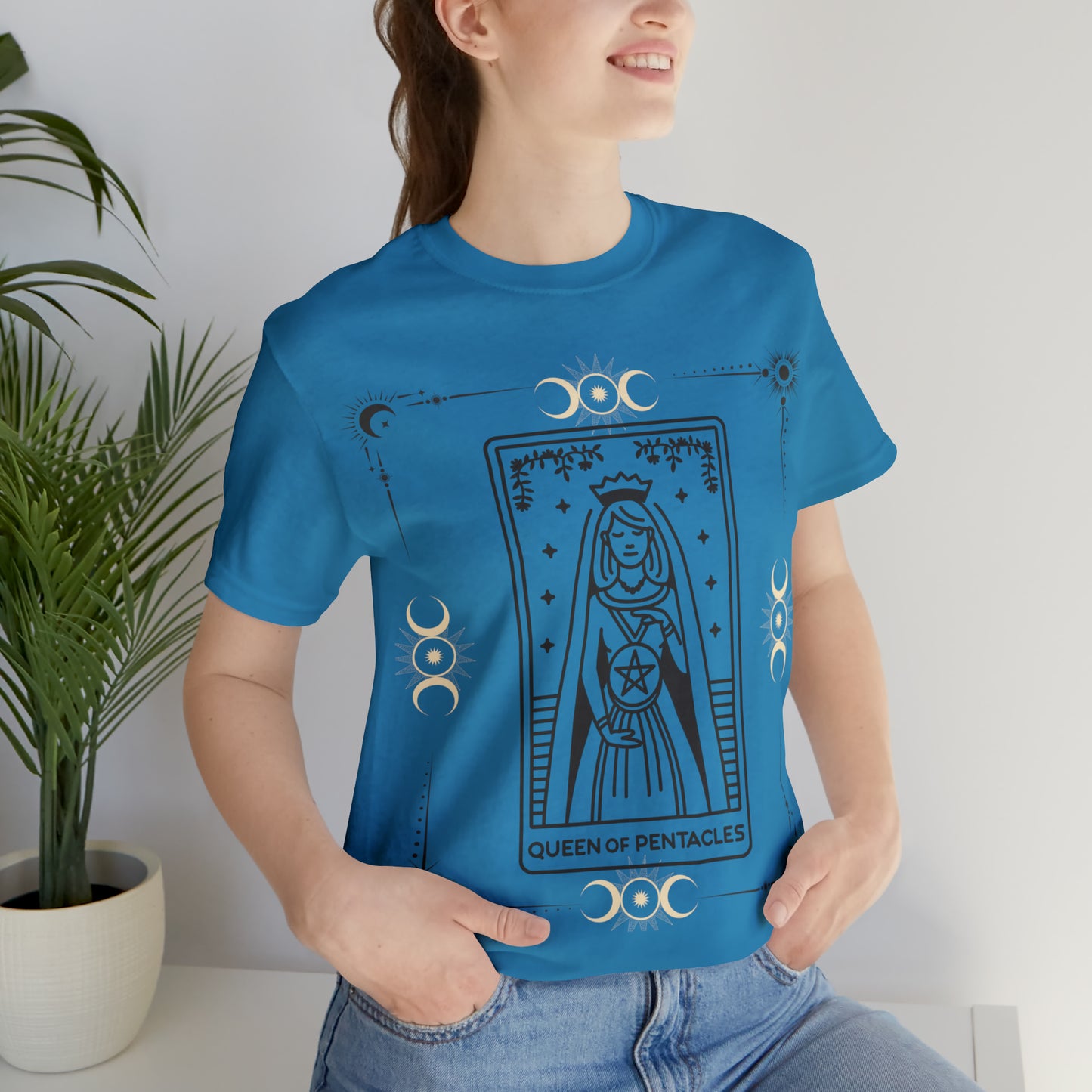 Queen of Pentacles inspired Tarot tee