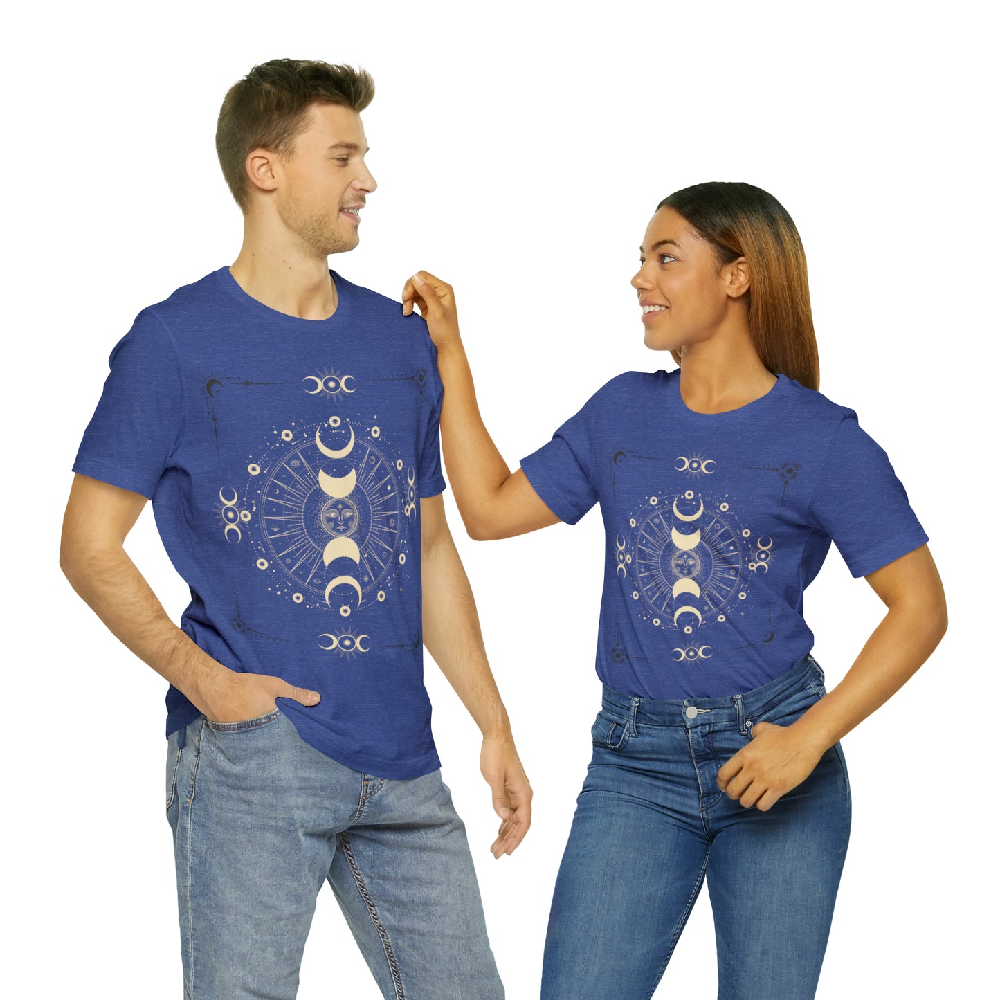 Cosmic moon phases t-shirt