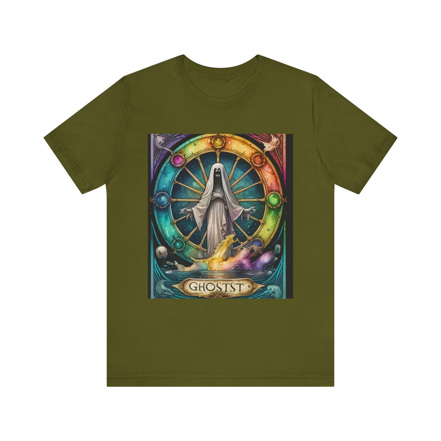 Wheel of Time Tarot Card Ghost Inspired tee