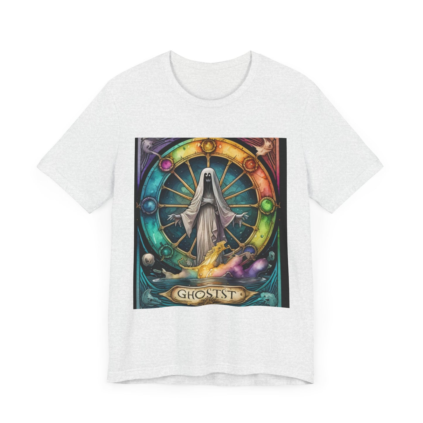 Wheel of Time Tarot Card Ghost Inspired tee