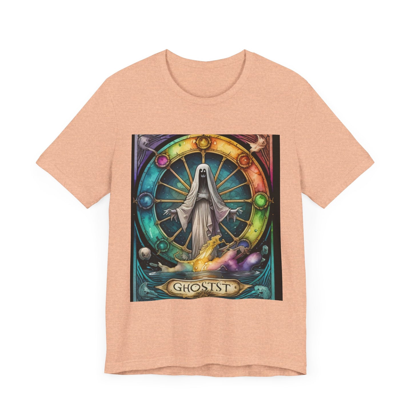 Wheel of Time Tarot Card Ghost Inspired tee