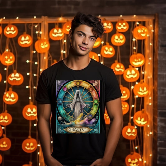 Halloween inspired Wheel of Fortune Tarot Tee