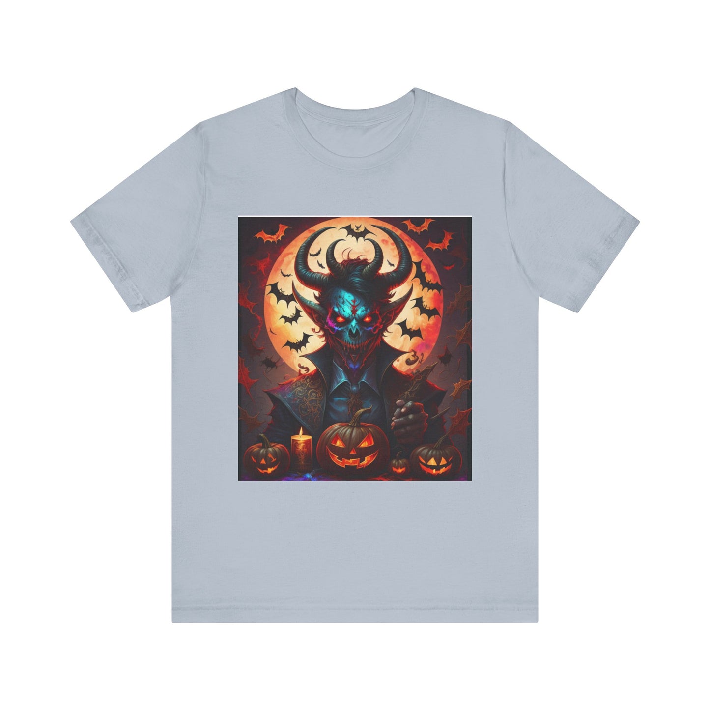 "Limited Edition Halloween Devil Tarot Card Tee: Unleash the Dark Side!"