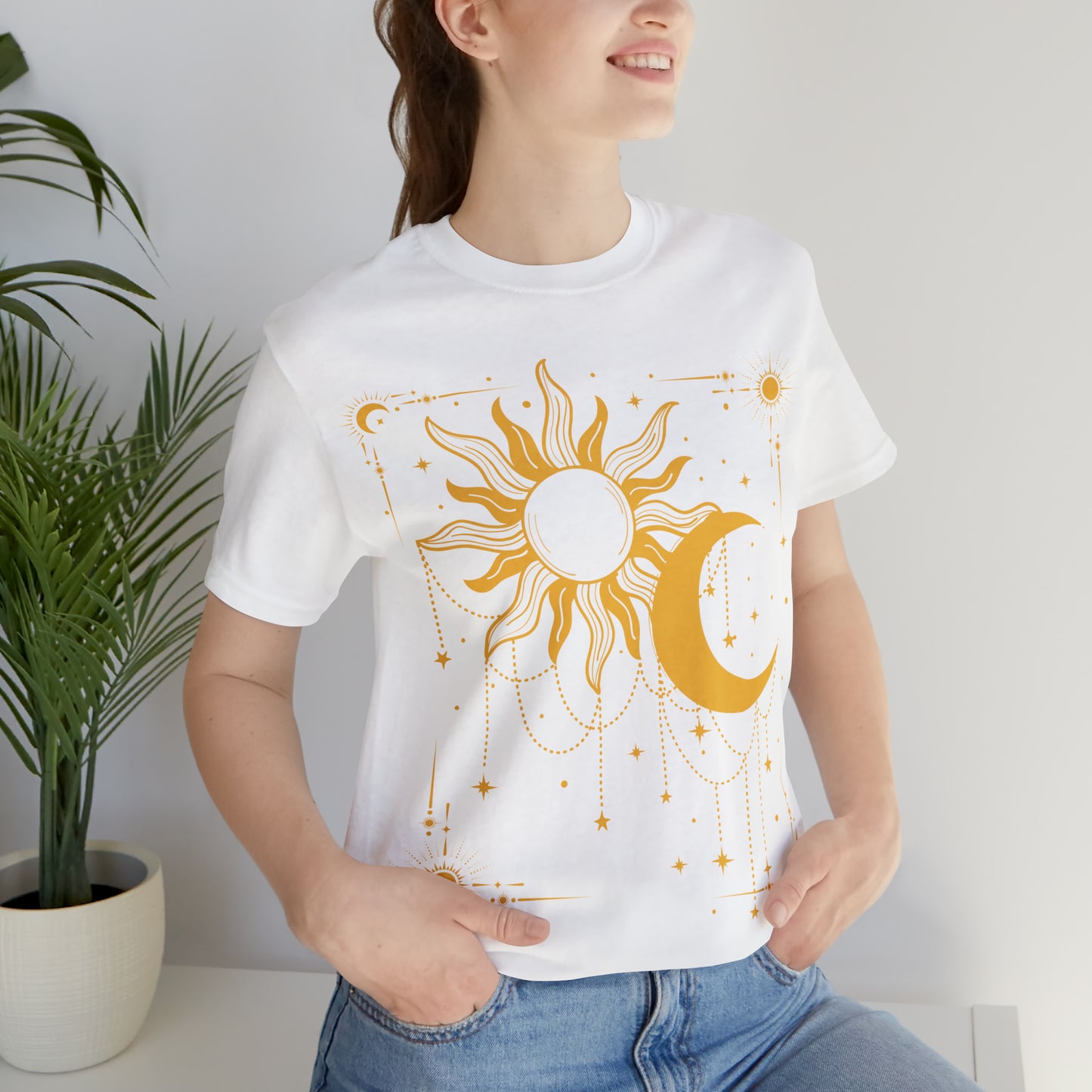 Sun And Moon Astrology inspired tee