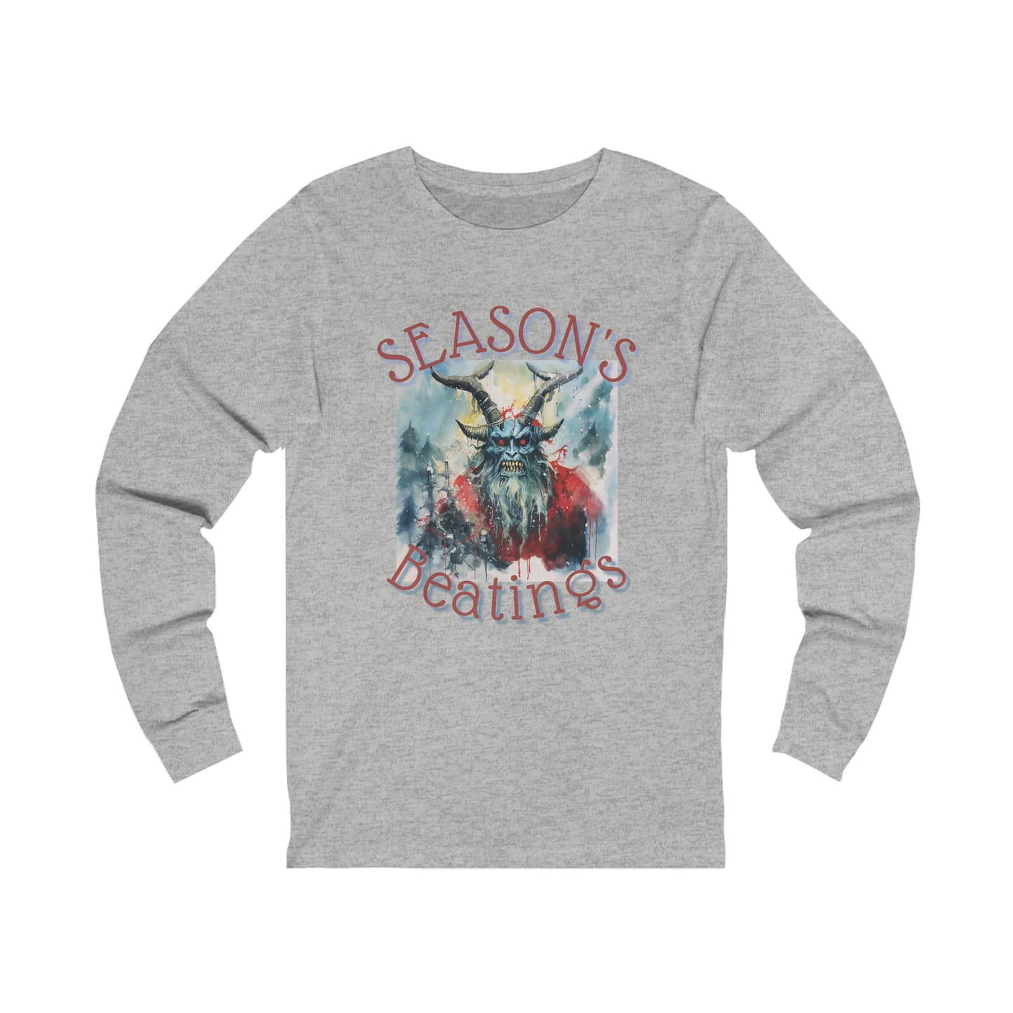 KRAMPUS 'Season's Beatings' Longsleeve tee