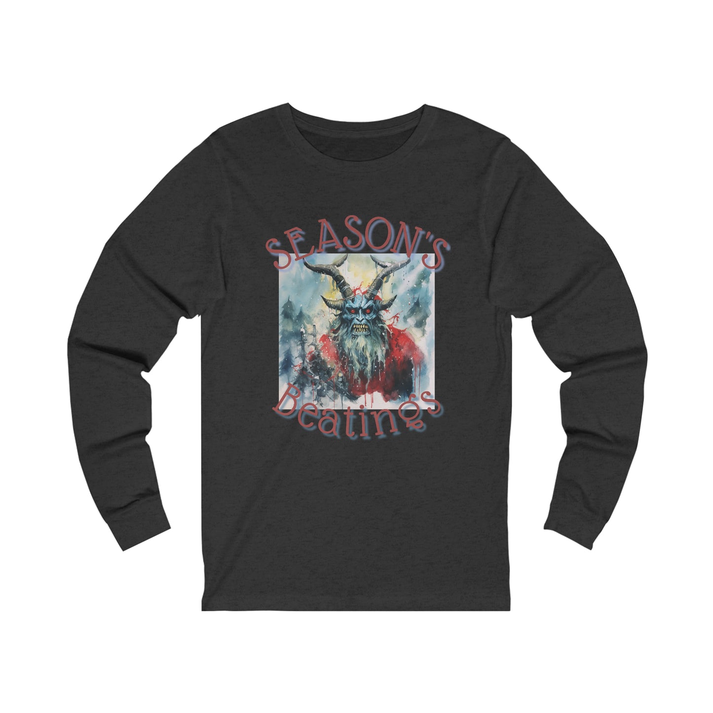 KRAMPUS 'Season's Beatings' Longsleeve tee