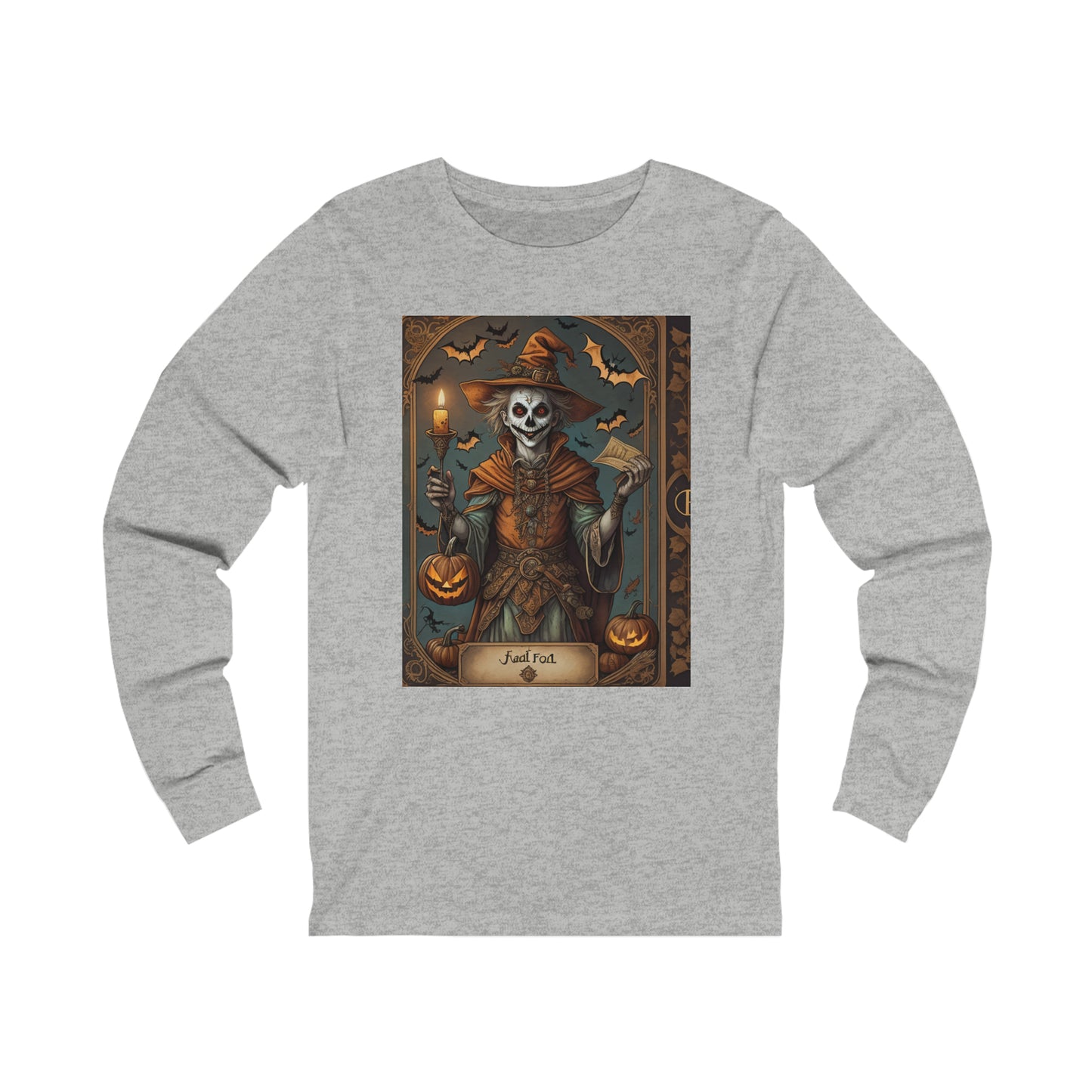 Halloween Traditional Tarot inspired long sleeved tee