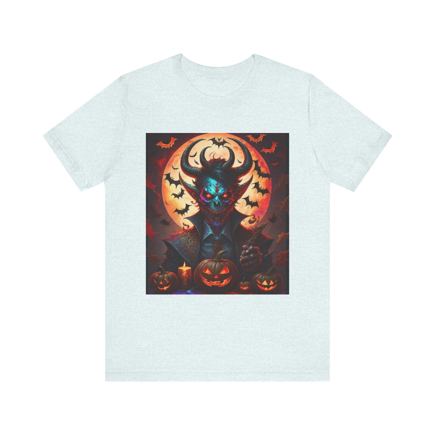 "Limited Edition Halloween Devil Tarot Card Tee: Unleash the Dark Side!"