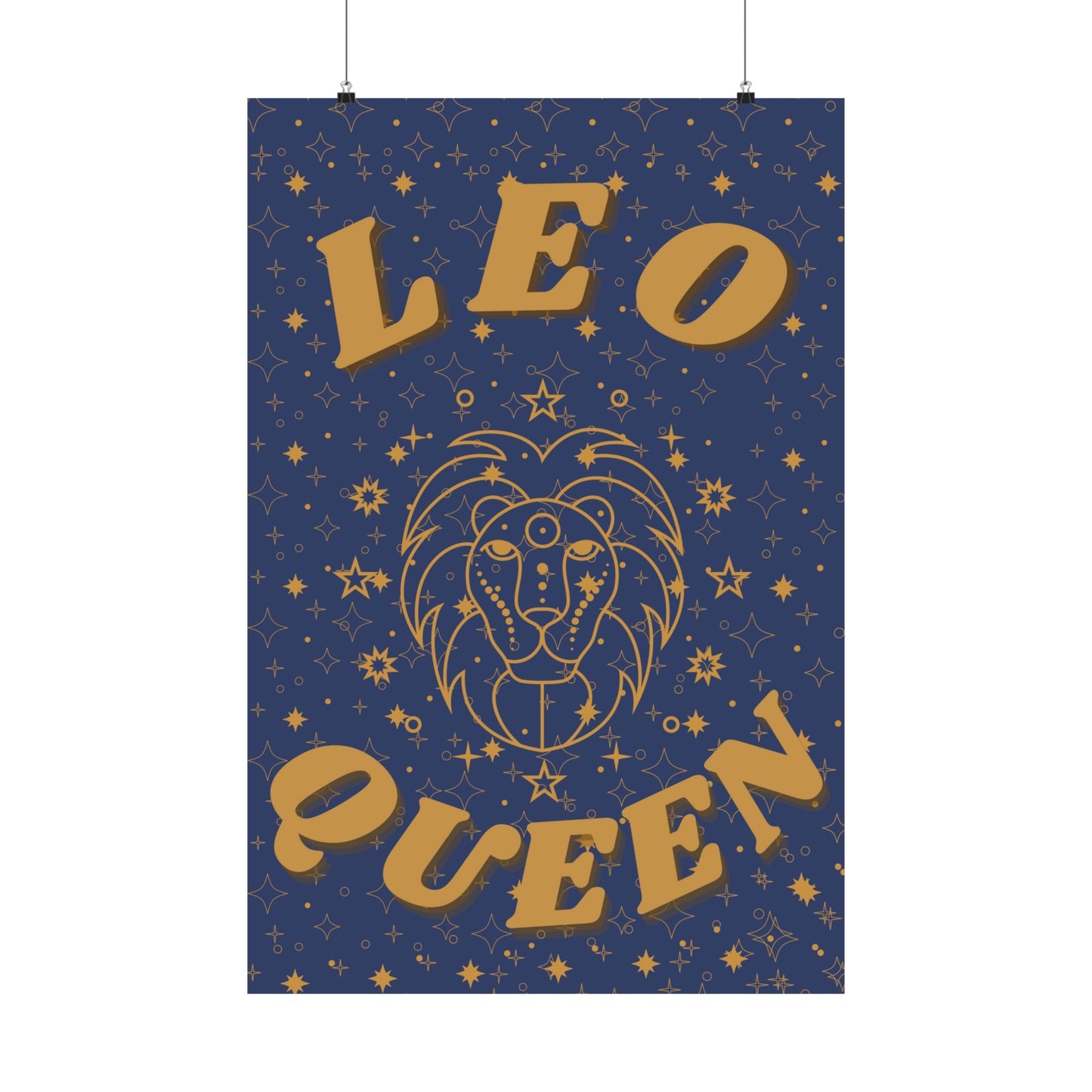 Leo Queen Poster