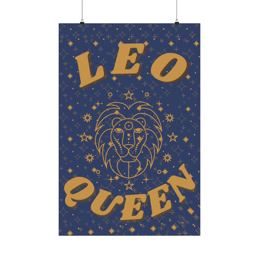 Leo Queen Poster