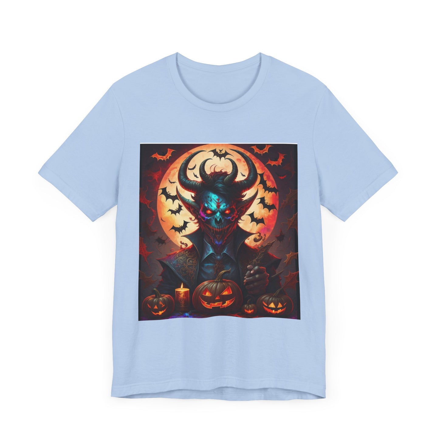 "Limited Edition Halloween Devil Tarot Card Tee: Unleash the Dark Side!"