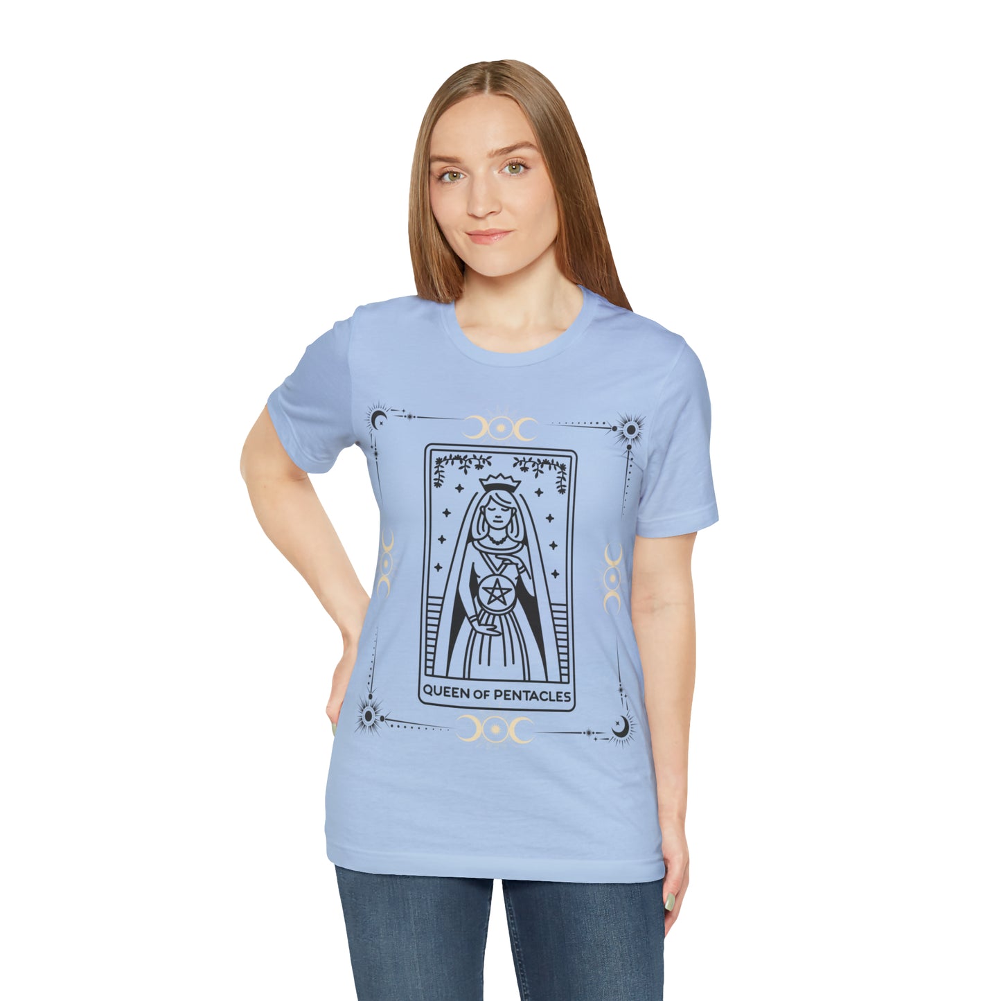 Queen of Pentacles inspired Tarot tee