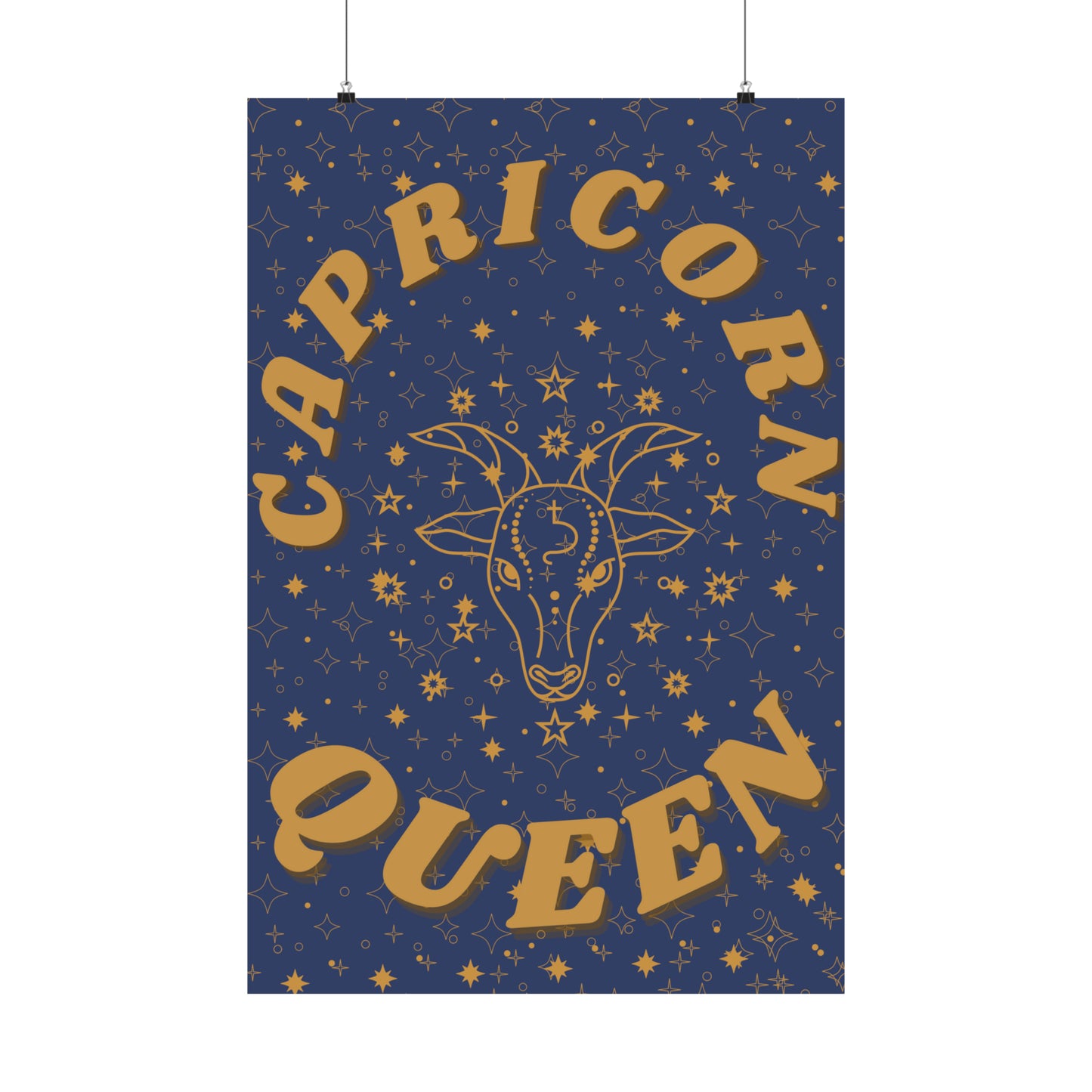 Capricorn Queen Poster