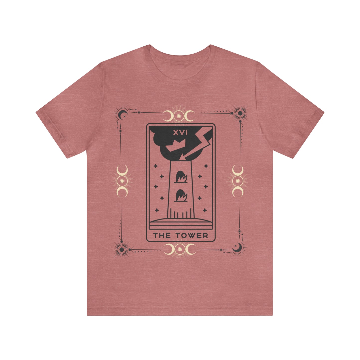 The Tower Card Tarot Inspired Tee