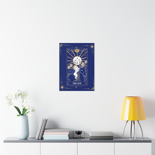 Tarot Sun Card Poster