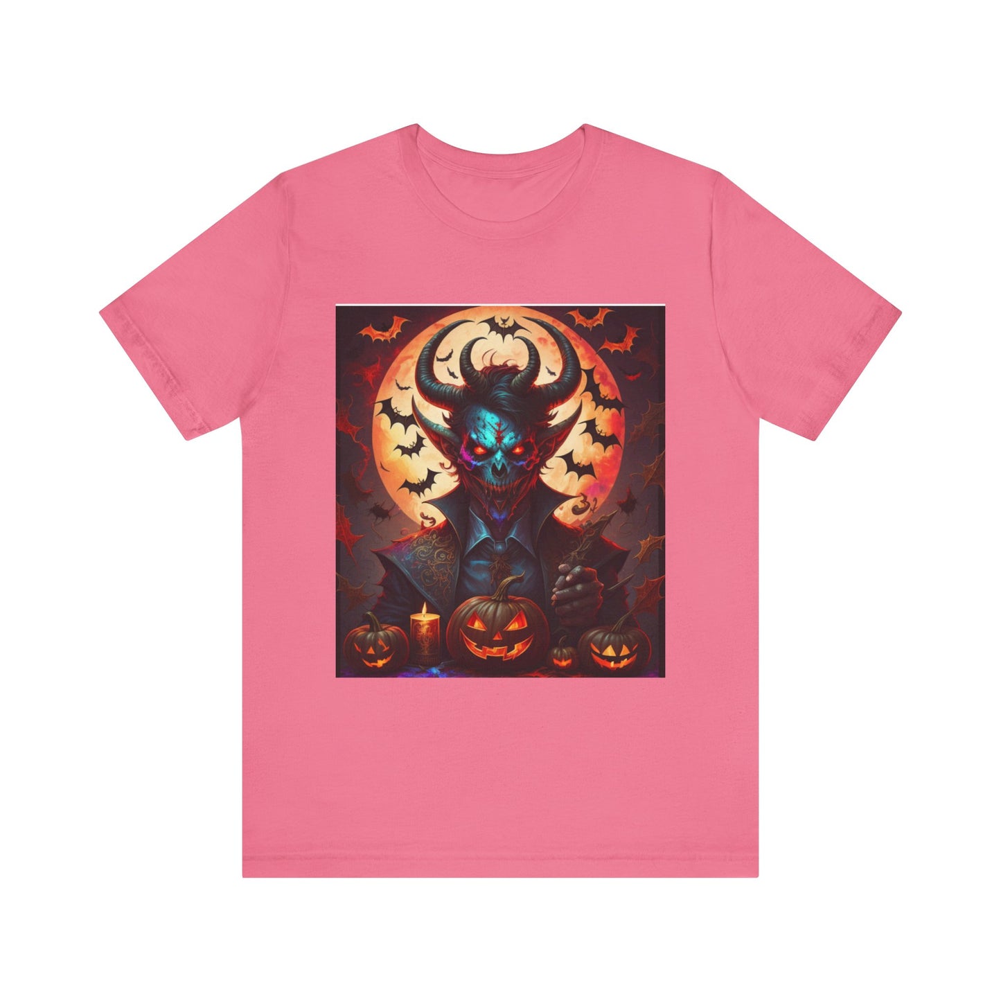 "Limited Edition Halloween Devil Tarot Card Tee: Unleash the Dark Side!"