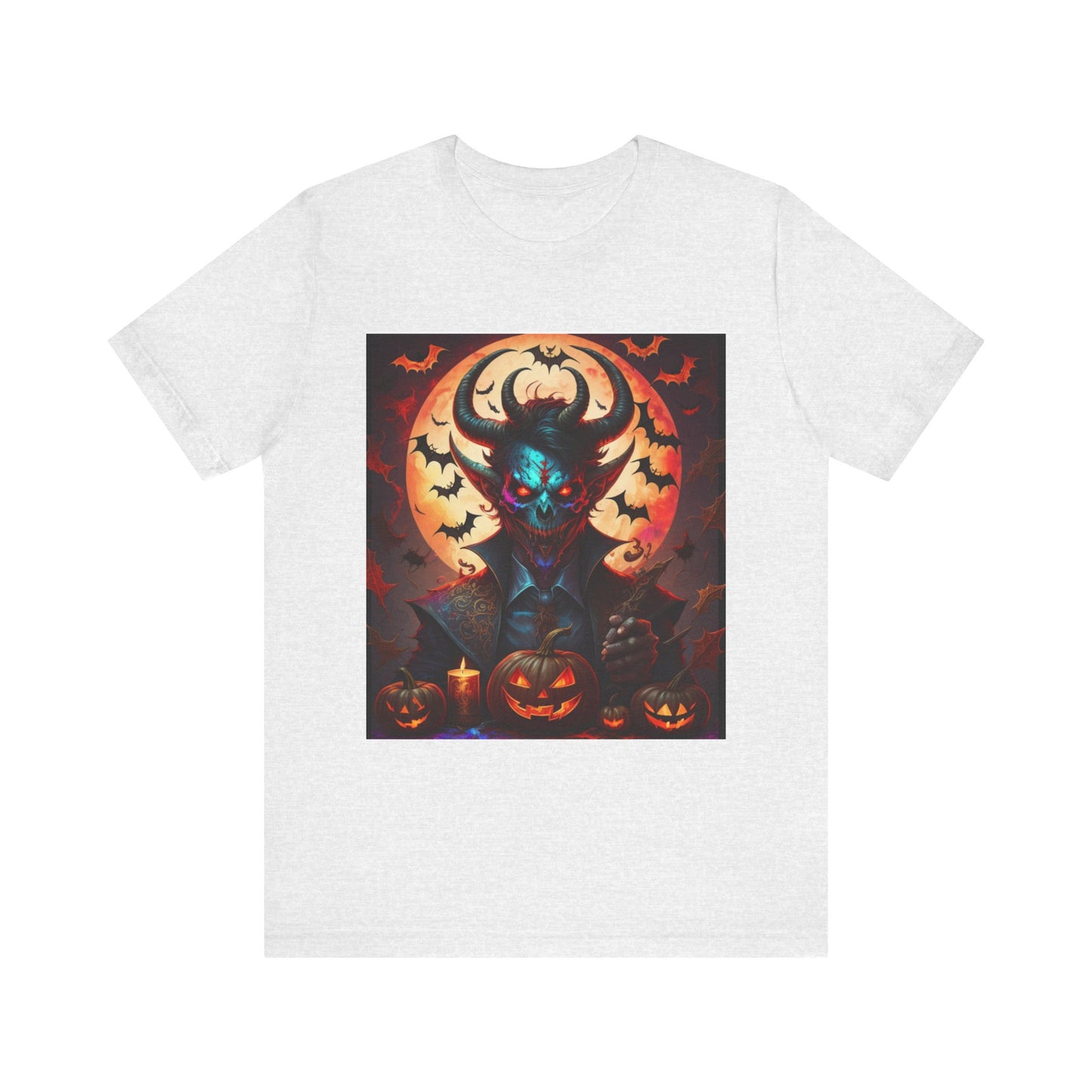 "Limited Edition Halloween Devil Tarot Card Tee: Unleash the Dark Side!"