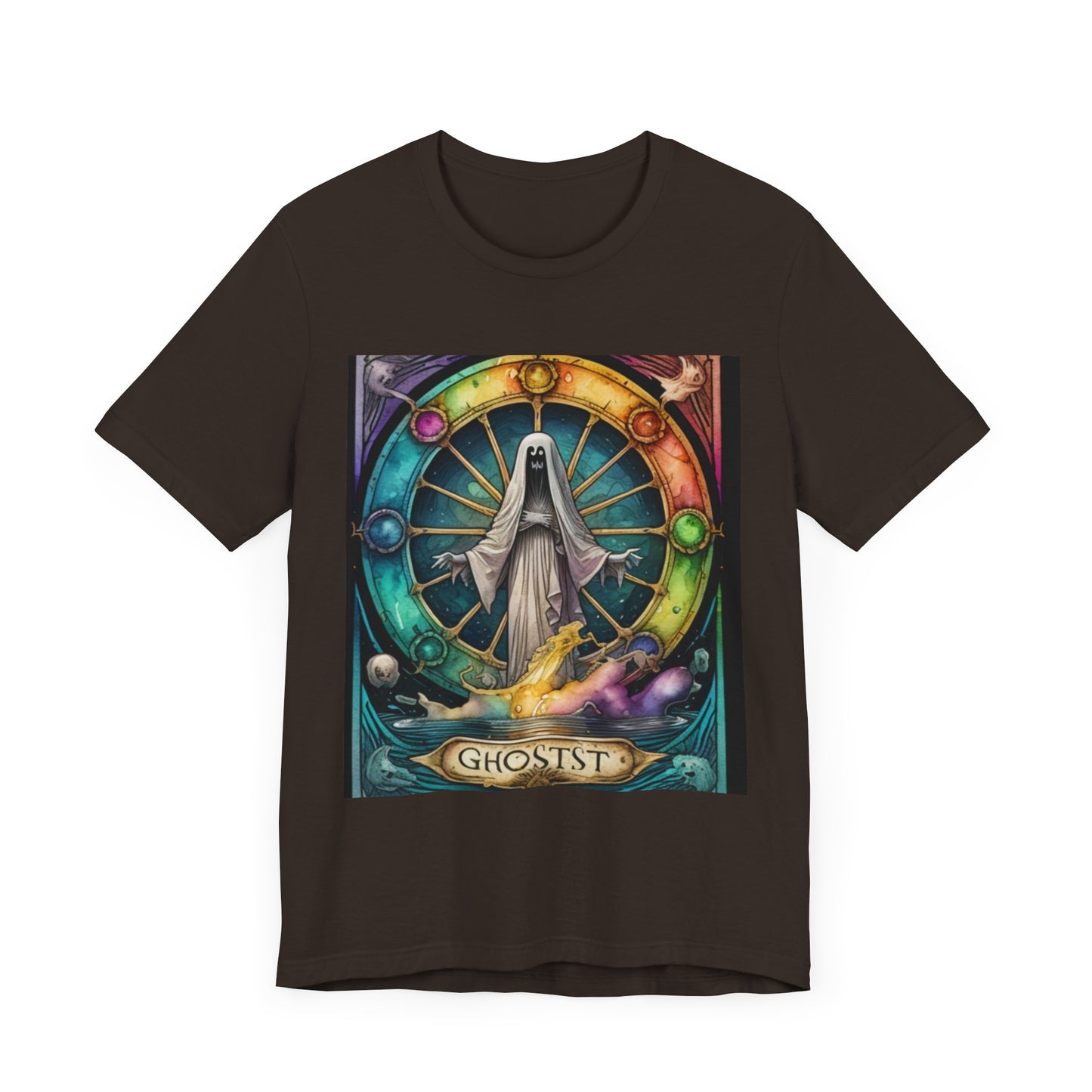 Wheel of Time Tarot Card Ghost Inspired tee