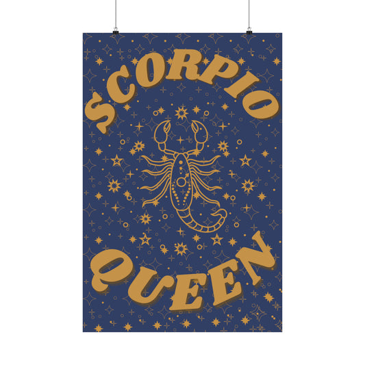 Scorpio Queen Poster