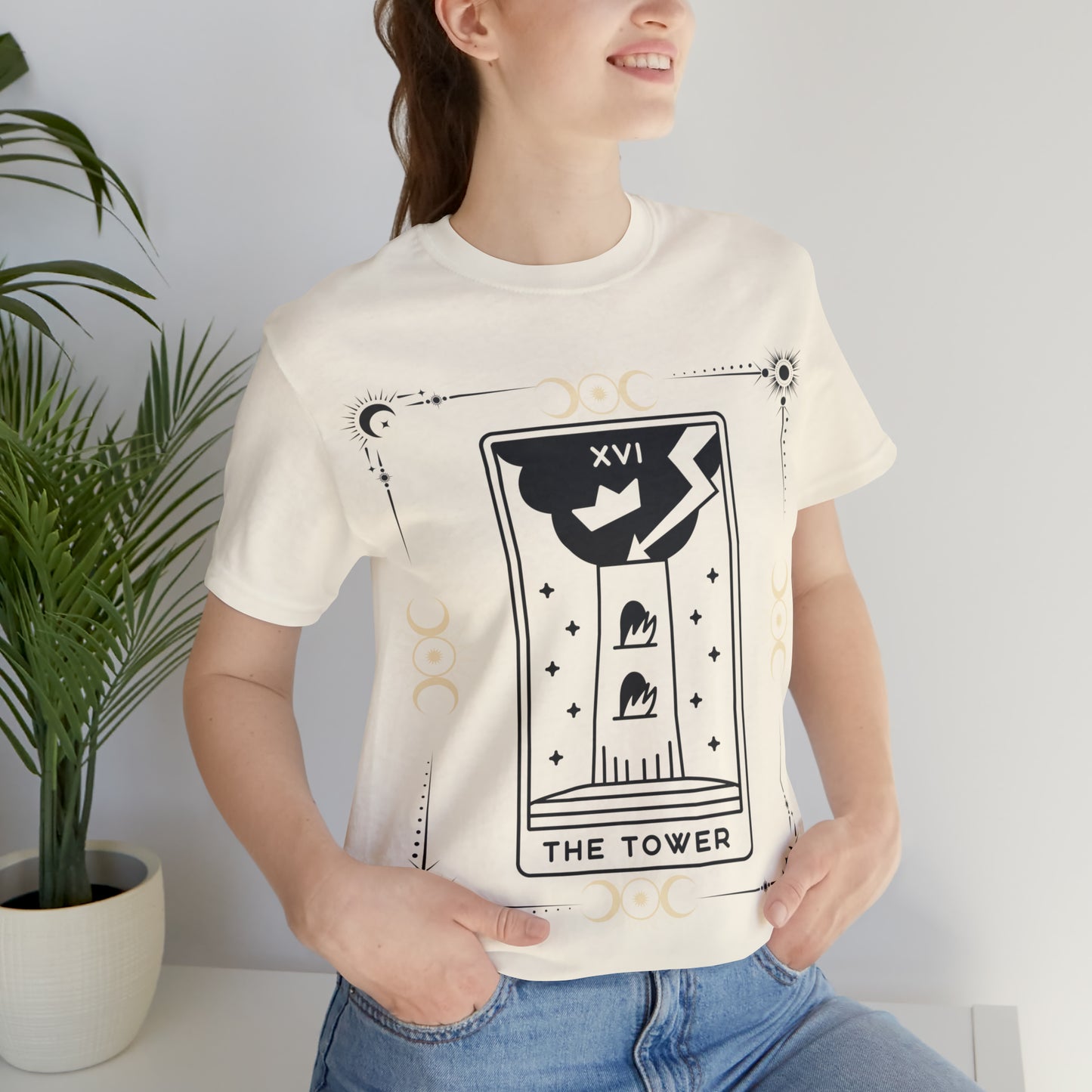 The Tower Card Tarot Inspired Tee