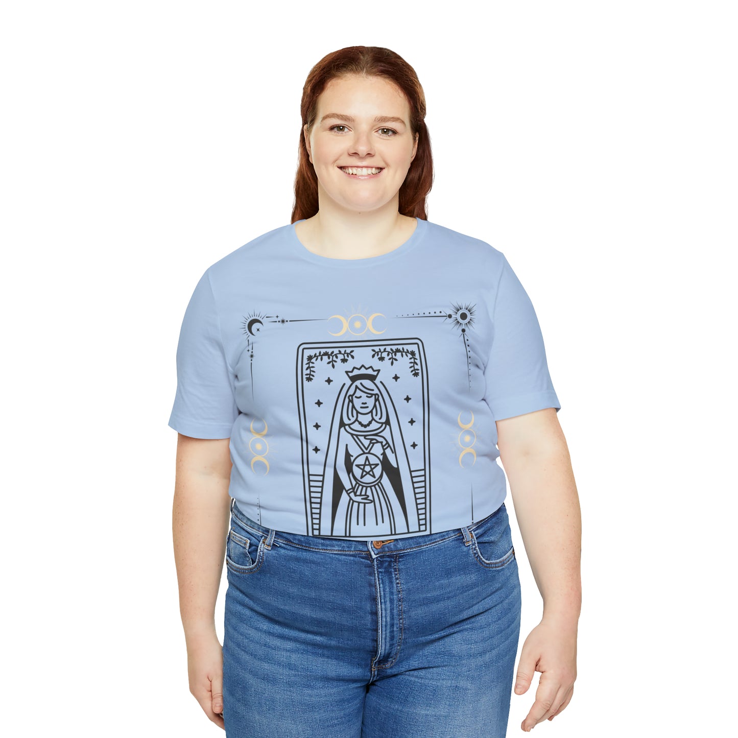 Queen of Pentacles inspired Tarot tee