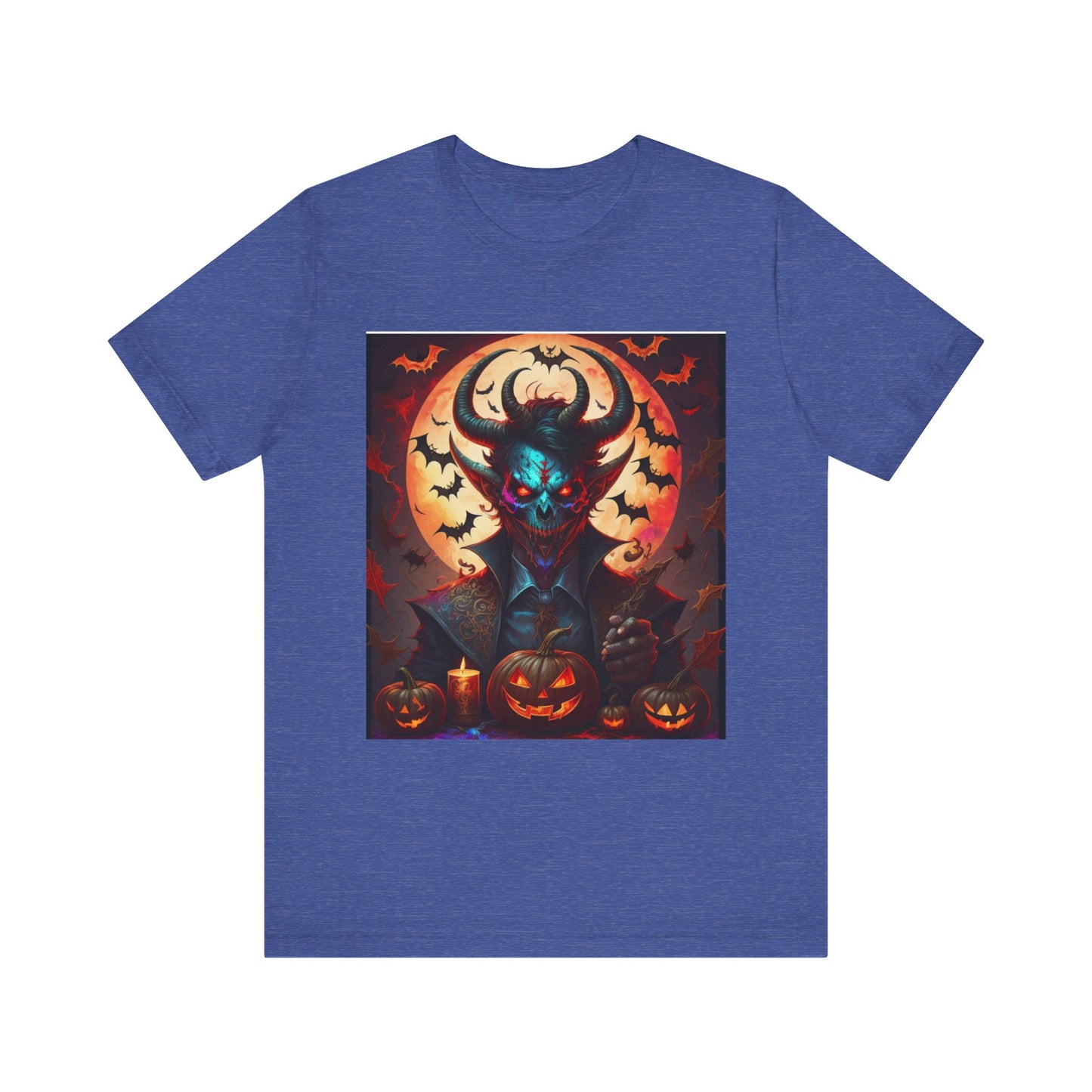 "Limited Edition Halloween Devil Tarot Card Tee: Unleash the Dark Side!"