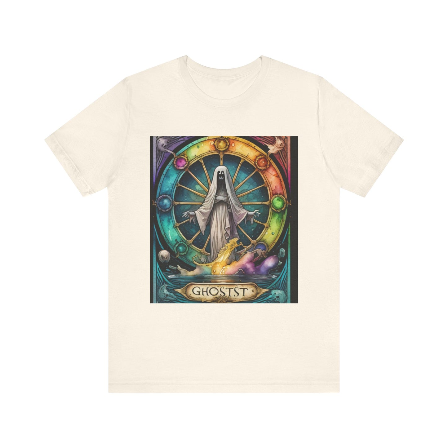 Wheel of Time Tarot Card Ghost Inspired tee